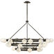 Selene 36 Light 60 inch Black Oxide Chandelier Ceiling Light