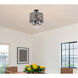 Elise 4 Light 14 inch Black Flush Mount Ceiling Light