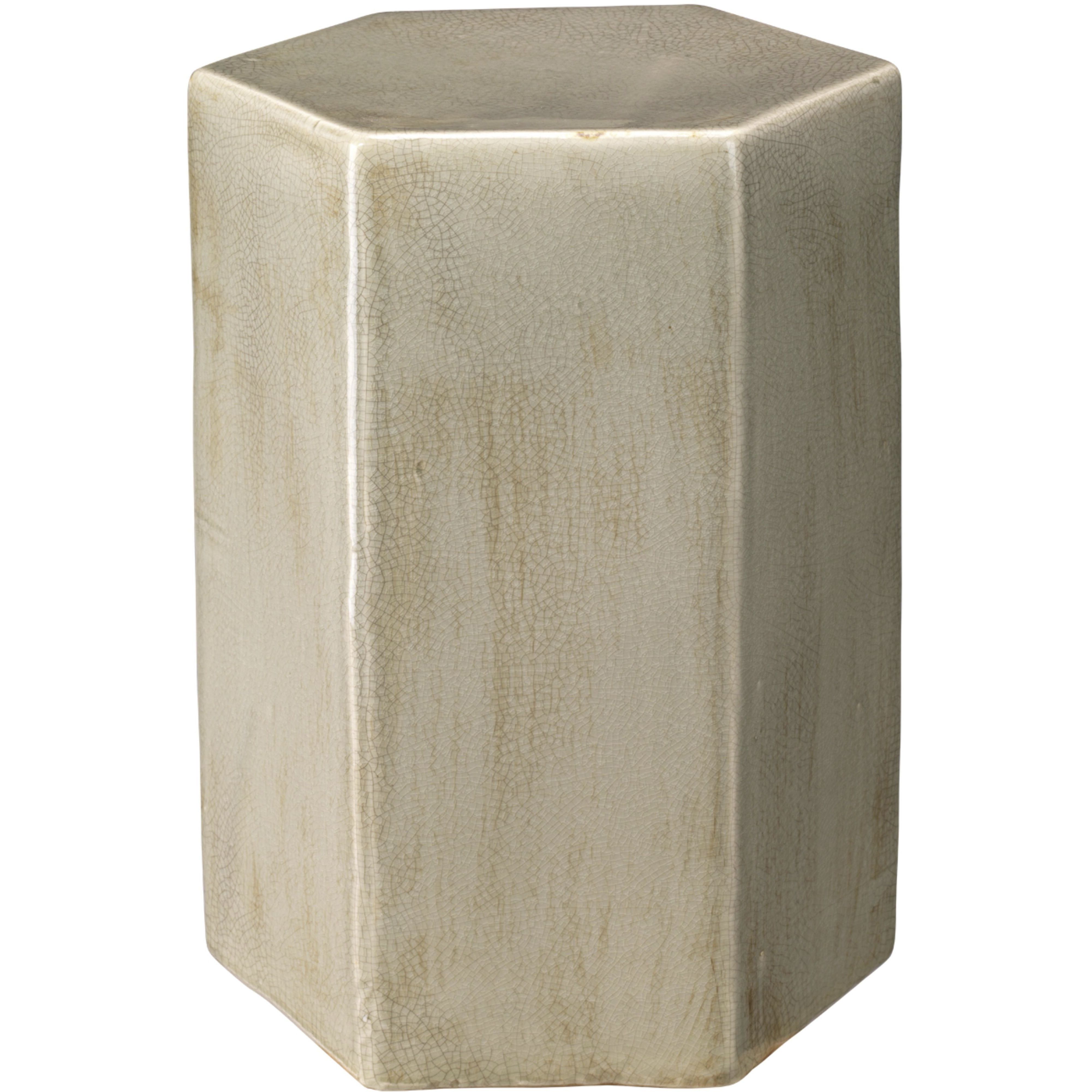 Porto 21 X 15 inch Pistachio Ceramic Side Table