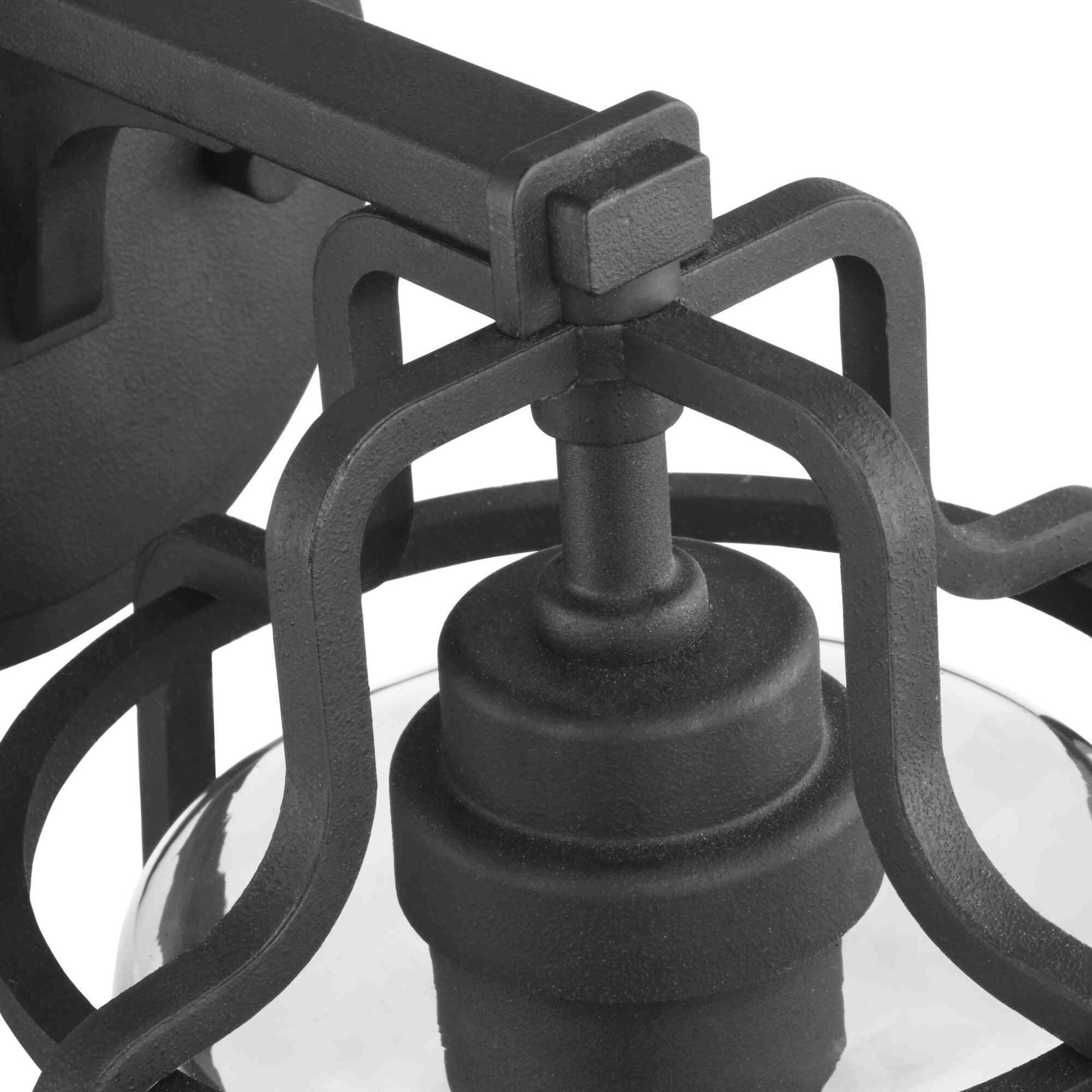 Benton Harbor 1 Light 10 inch Textured Black Outdoor Wall Lantern, with DURASHIELD, Small