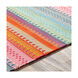 Maritime 90 X 60 inch Bright Pink/Sky Blue/Saffron/Charcoal/Coral Outdoor Rug, Rectangle