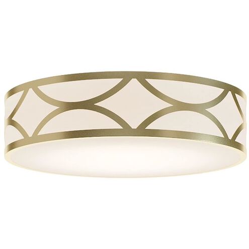 Lake LED 16 inch Gold Flush Mount Ceiling Light