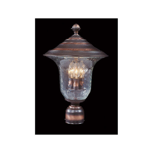 Carcassonne 3 Light 16 inch Iron Exterior Post Mount