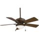 Supra 44 inch Oil Rubbed Bronze with Medium Maple Blades Ceiling Fan