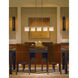 Arc Ellipse 5 Light 41.9 inch Dark Smoke Pendant Ceiling Light