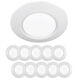 I Can't Believe It's Not Recessed LED 7.5 inch White Flush Mount Ceiling Light in 3000K, 10, WAC Limited