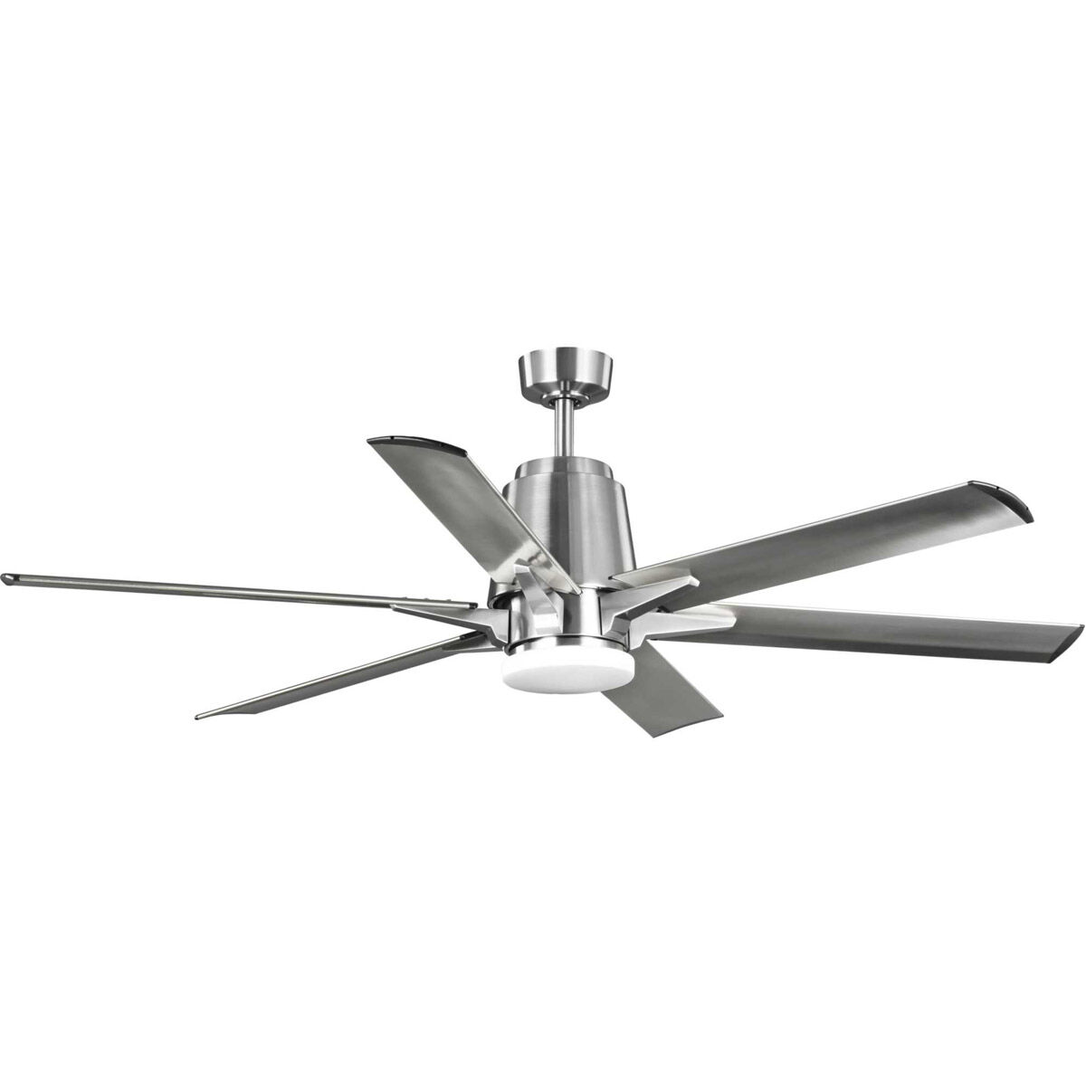Arlo 60 inch Brushed Nickel Indoor/Outdoor Ceiling Fan, Progress LED