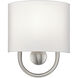 Stratton 1 Light 9 inch Brushed Nickel ADA Wall Sconce Wall Light