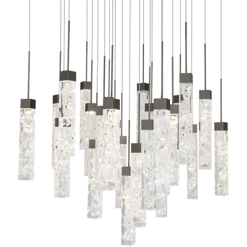 Minx 25 Light 28 inch Antique Nickel Multi-Light Pendant Ceiling Light