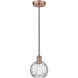 Edison Athens Water Glass LED 6 inch Antique Copper Mini Pendant Ceiling Light