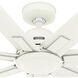 Downtown 72 inch Matte White Outdoor Ceiling Fan