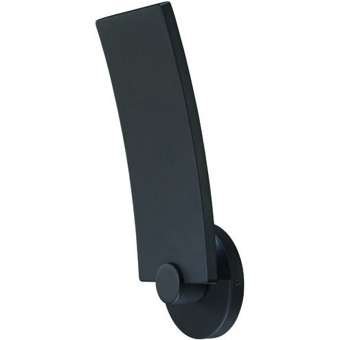 Flipout LED 5 inch Coal ADA Wall Sconce Wall Light in Black, Outdoor