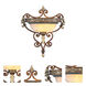 Seville 1 Light 16 inch Palacial Bronze with Gilded Accents Single Sconce Wall Light