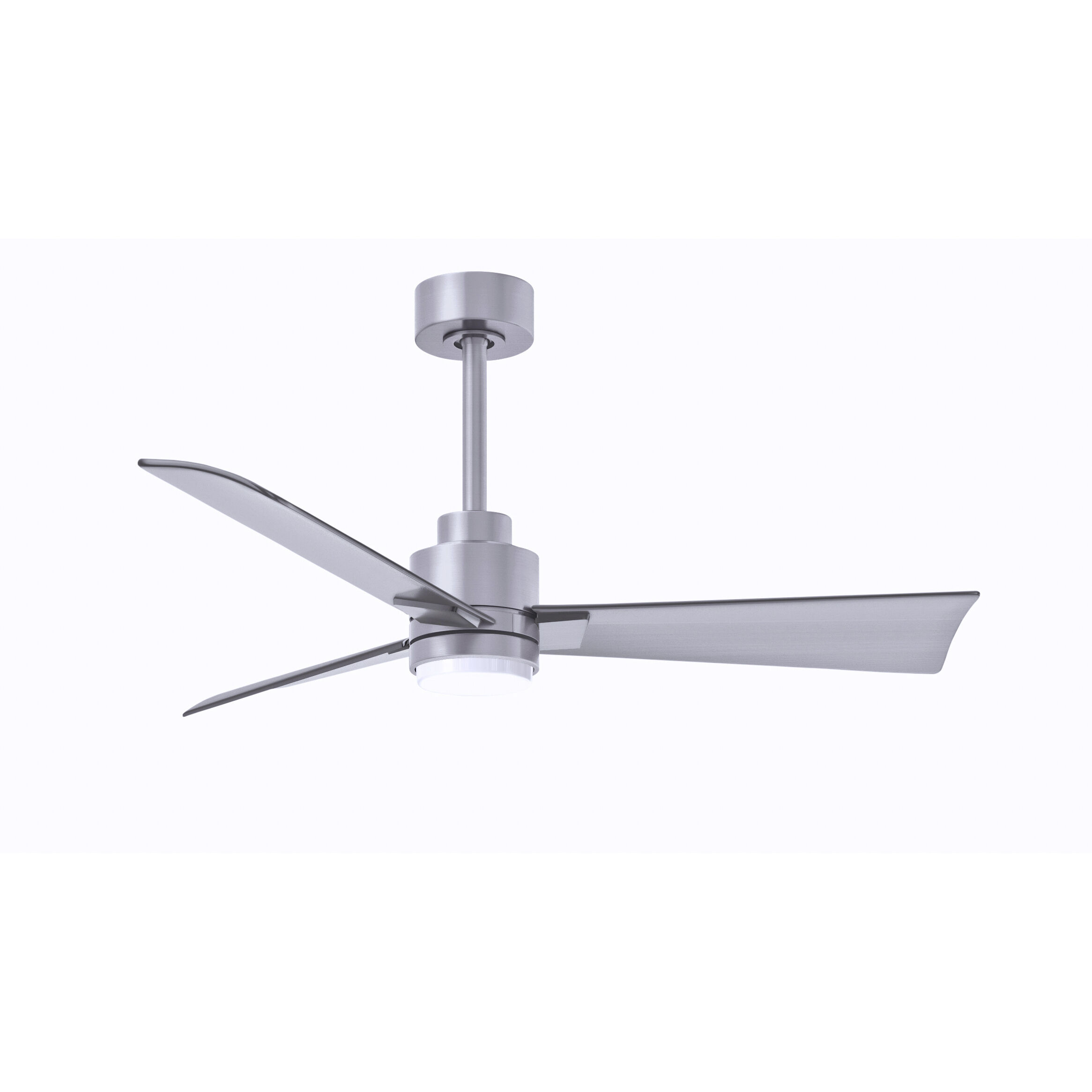 Atlas Alessandra - LK 42 inch Brushed Nickel Ceiling Fan