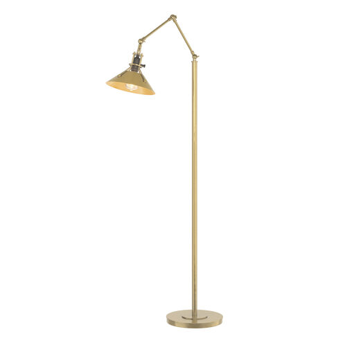 Henry 60.8 inch 60 watt Modern Brass and Modern Brass Swing Arm Floor Lamp Portable Light