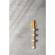Sutter 4 Light 4.75 inch Vintage Gold Leaf Wall Sconce Wall Light