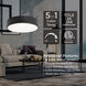 Bailey LED 30 inch Black Flush Mount Ceiling Light