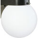 Nome 1 Light 7 inch Black Outdoor Sconce