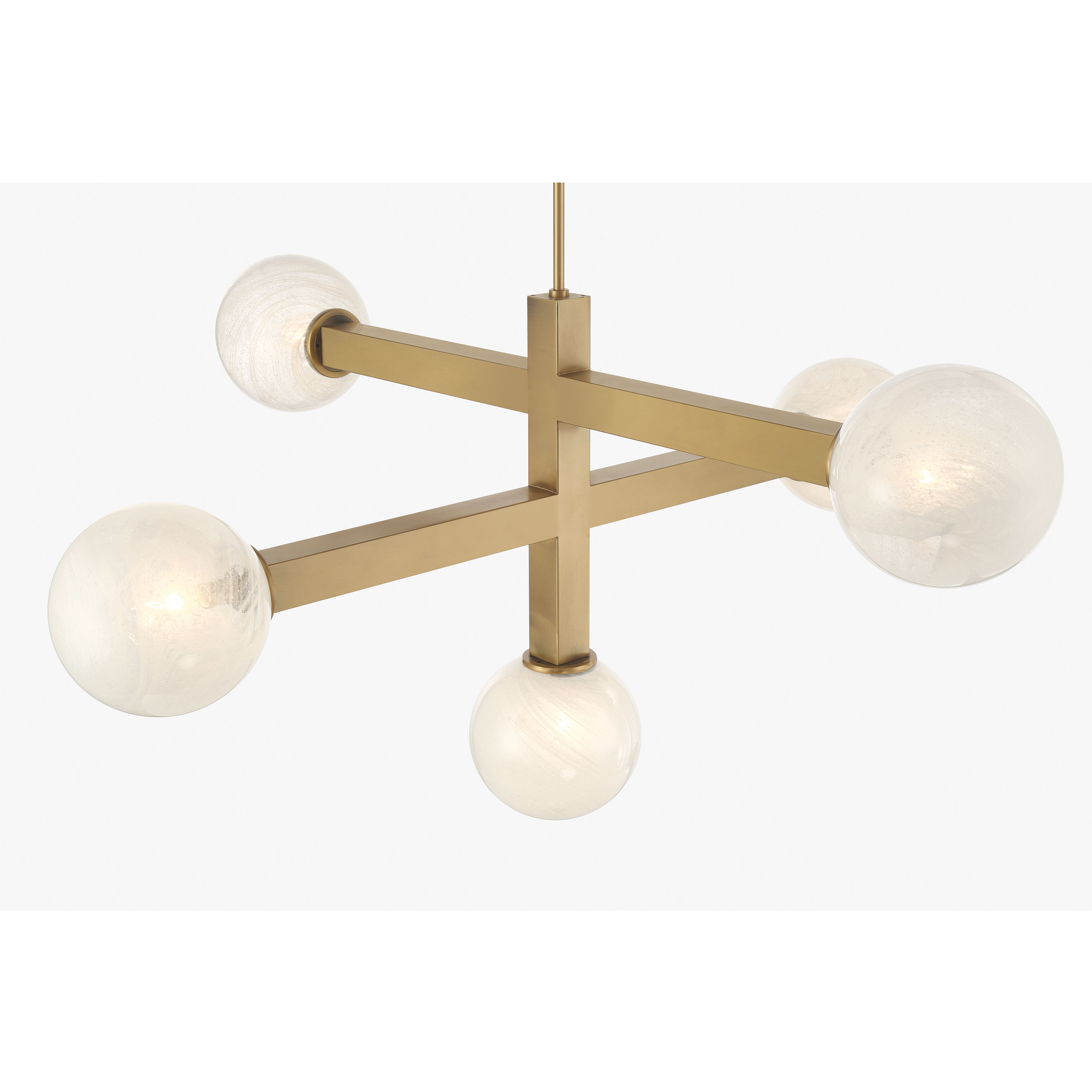 Narra 5 Light 47 inch Legacy Brass Chandelier Ceiling Light