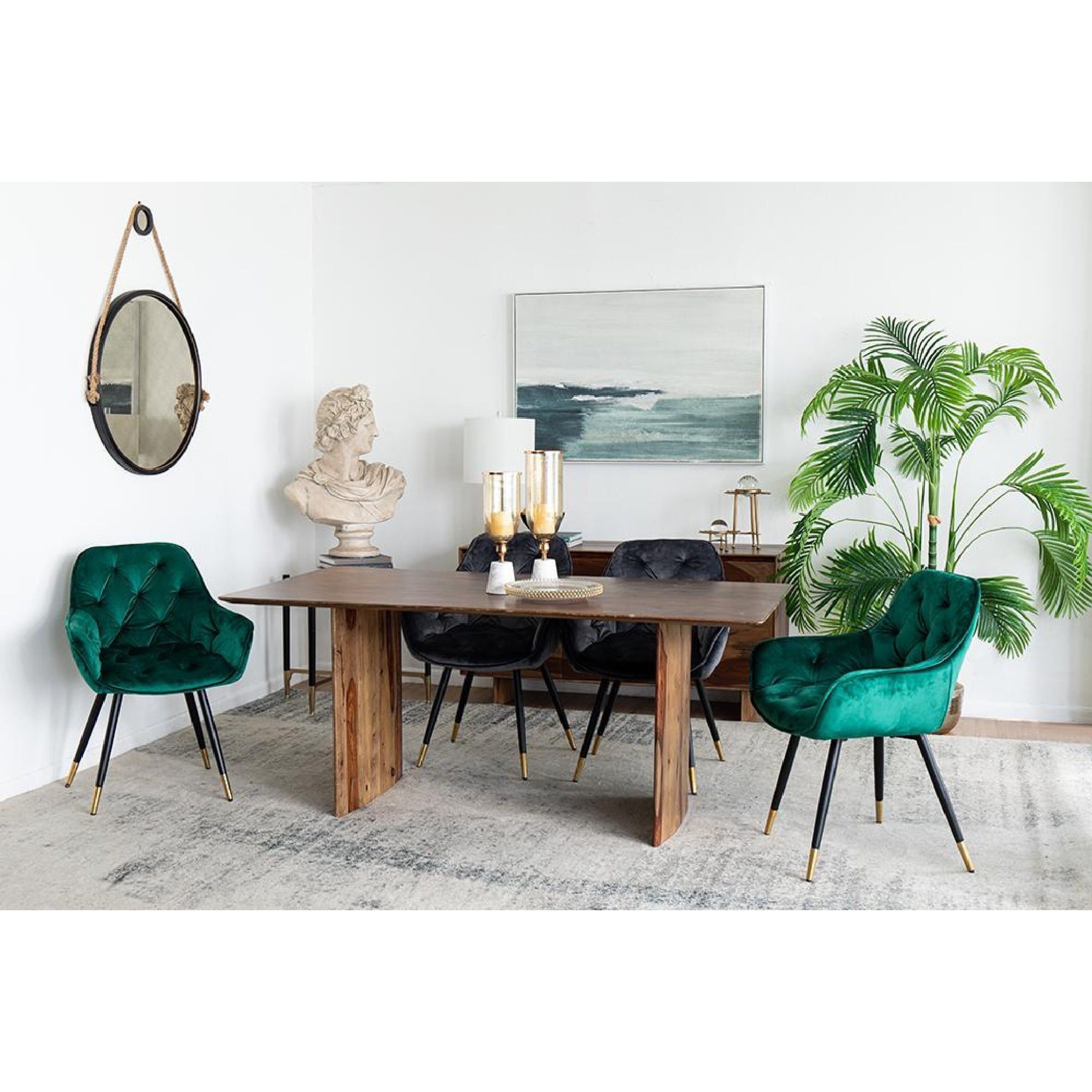 Abstract Blue/White Wall Art