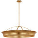 Thomas O'Brien Garland LED 40 inch Gild Dual Lit Ring Chandelier Ceiling Light