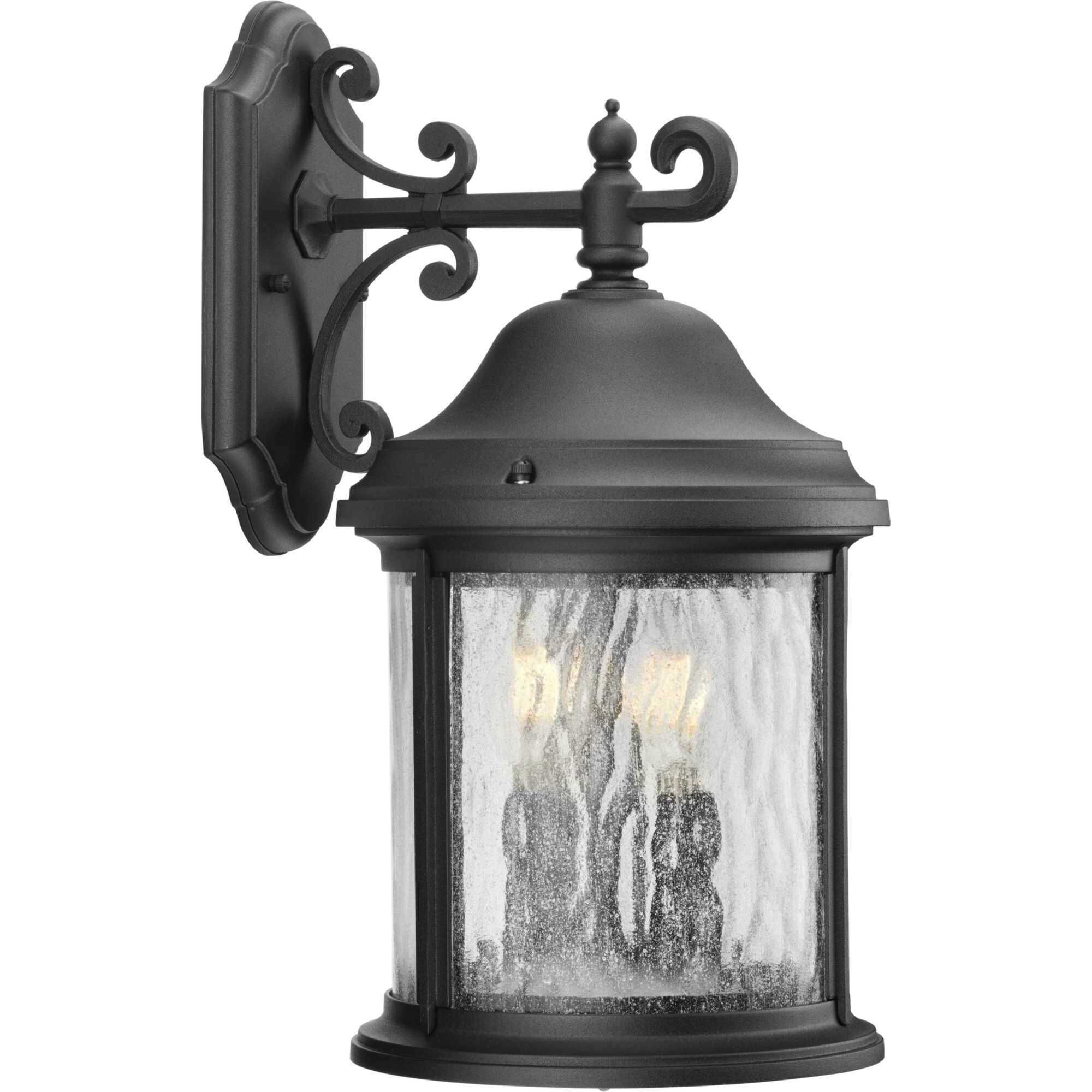 Ashmore 3 Light 17 inch Textured Black Outdoor Wall Lantern