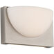 Mylie LED 10 inch Brushed Nickel Bath Vanity & Wall Light, dweLED