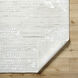 Jaylin 36 X 24 inch Light Silver / White / Silver Handmade Rug in 2 x 3