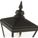Adams 4 Light 31.5 inch Bronze with Antique Brass Finish Cluster Outdoor Extra Large Post Top Lantern