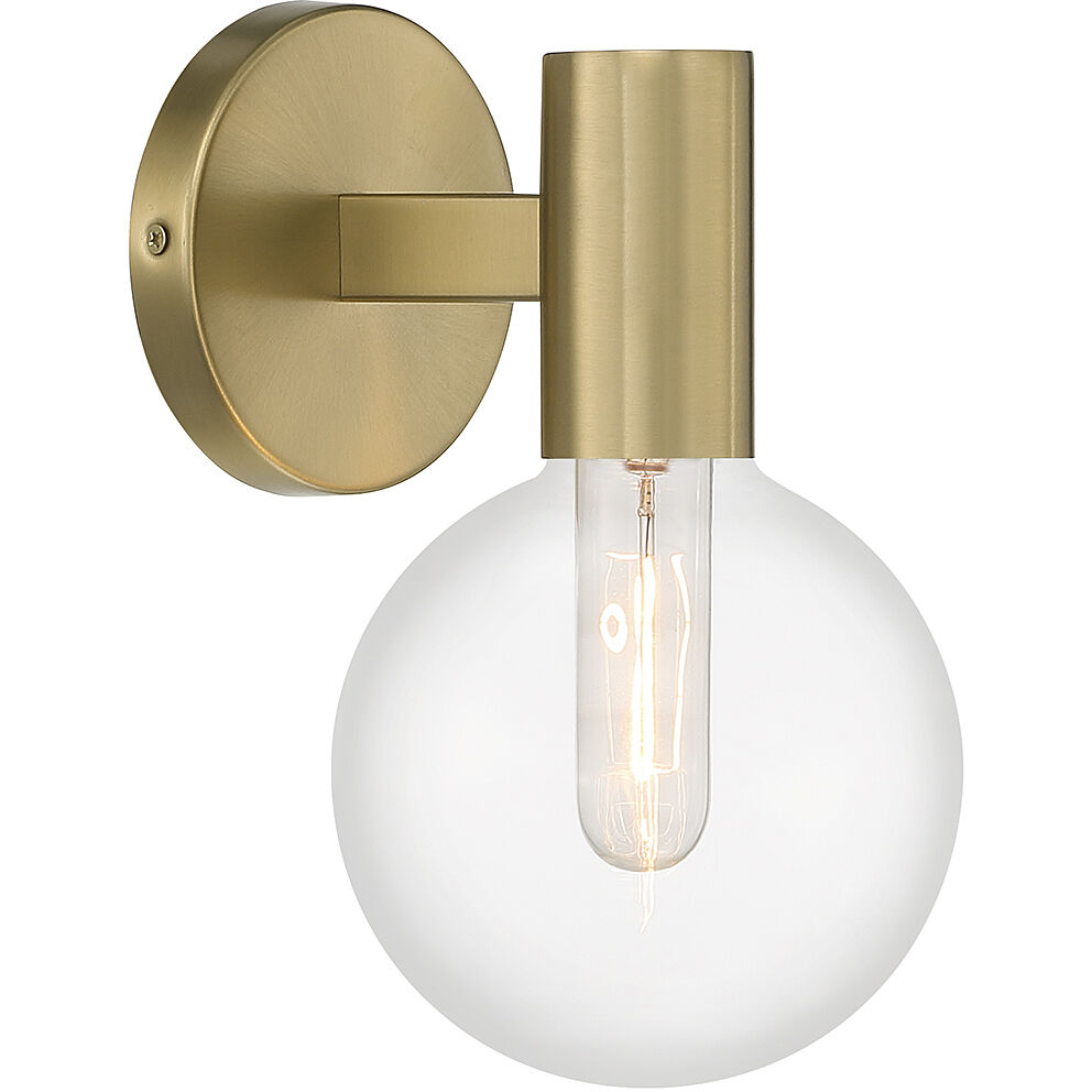 Wright 1 Light 5.75 inch Warm Brass Wall Sconce Wall Light
