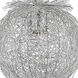 Distratto 1 Light 12 inch Polished Chrome Pendant Ceiling Light