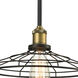 Springdale LED 12 inch Antique Bronze Mini Pendant Ceiling Light