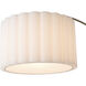 Scalloped 1 Light Weathered Brass Wall Mounted Arc Lamp Wall Light