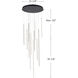 Chute Multi Pendant Ceiling Light in White