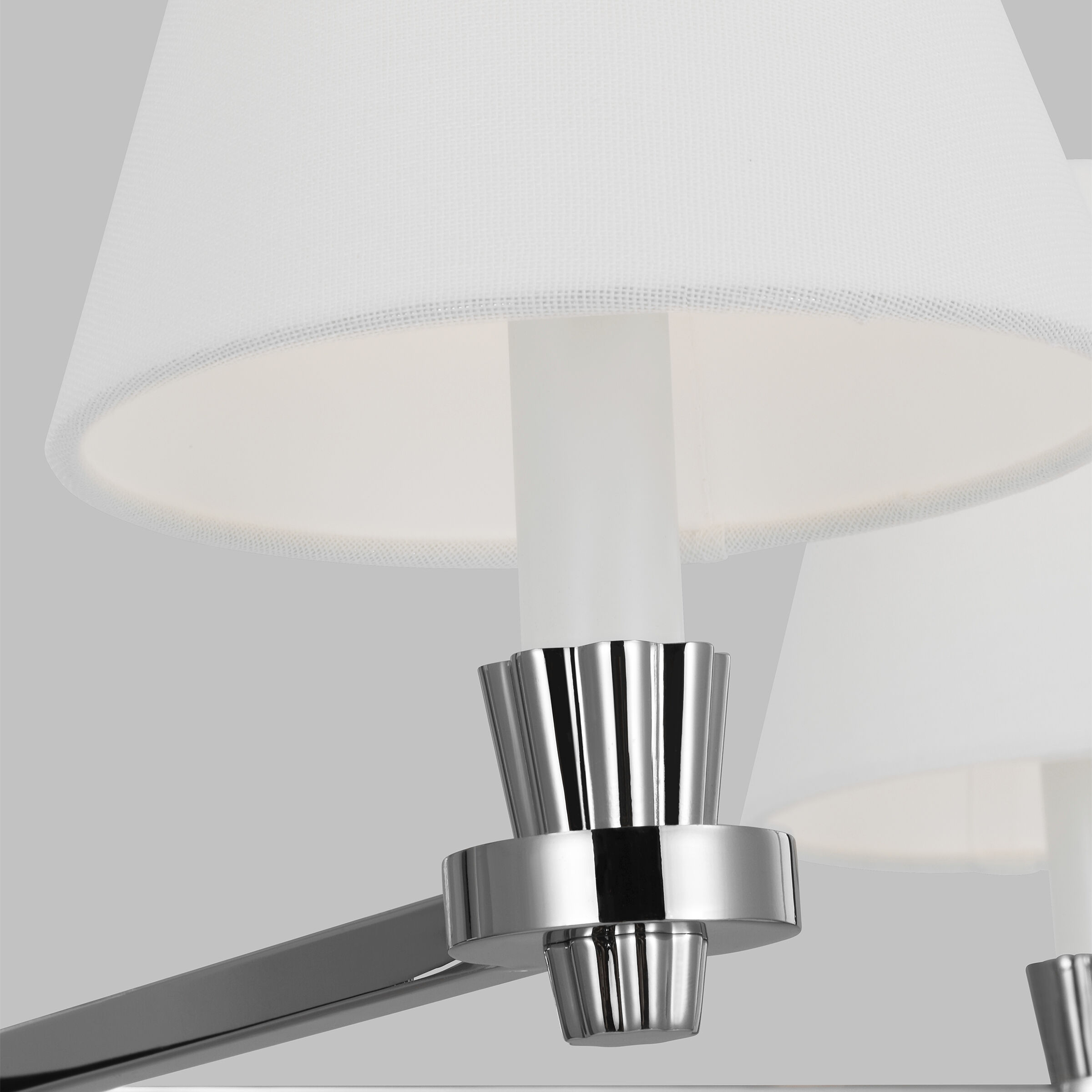 AH by Alexa Hampton Paisley 4 Light 28 inch Polished Nickel Chandelier Ceiling Light