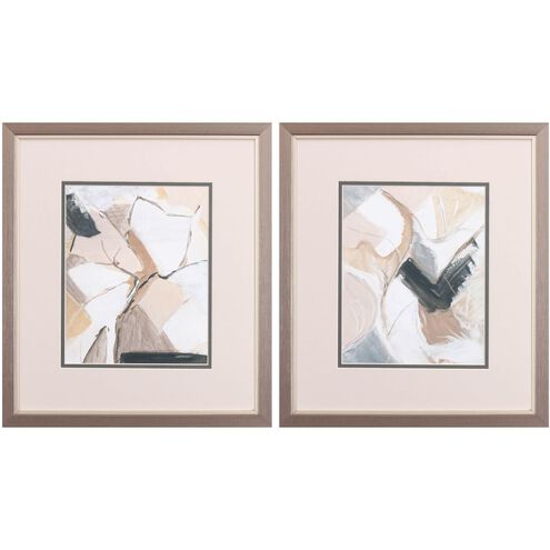 Abstract Collection Green Framed Art