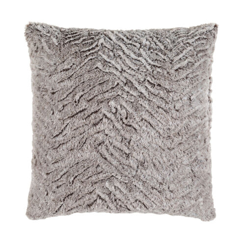 Felina 18 X 18 inch Medium Gray/White Pillow Kit