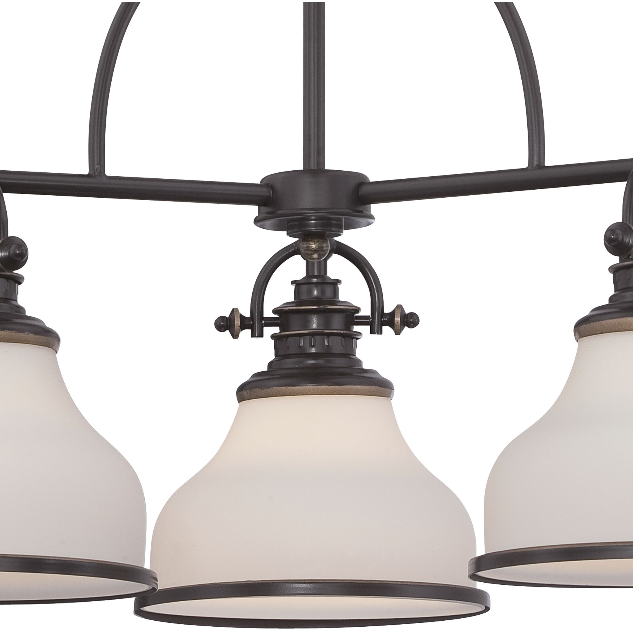 Grant 3 Light 24 inch Palladian Bronze Chandelier Ceiling Light