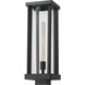 Glenwood 1 Light 20 inch Black Outdoor Post Mount Fixture