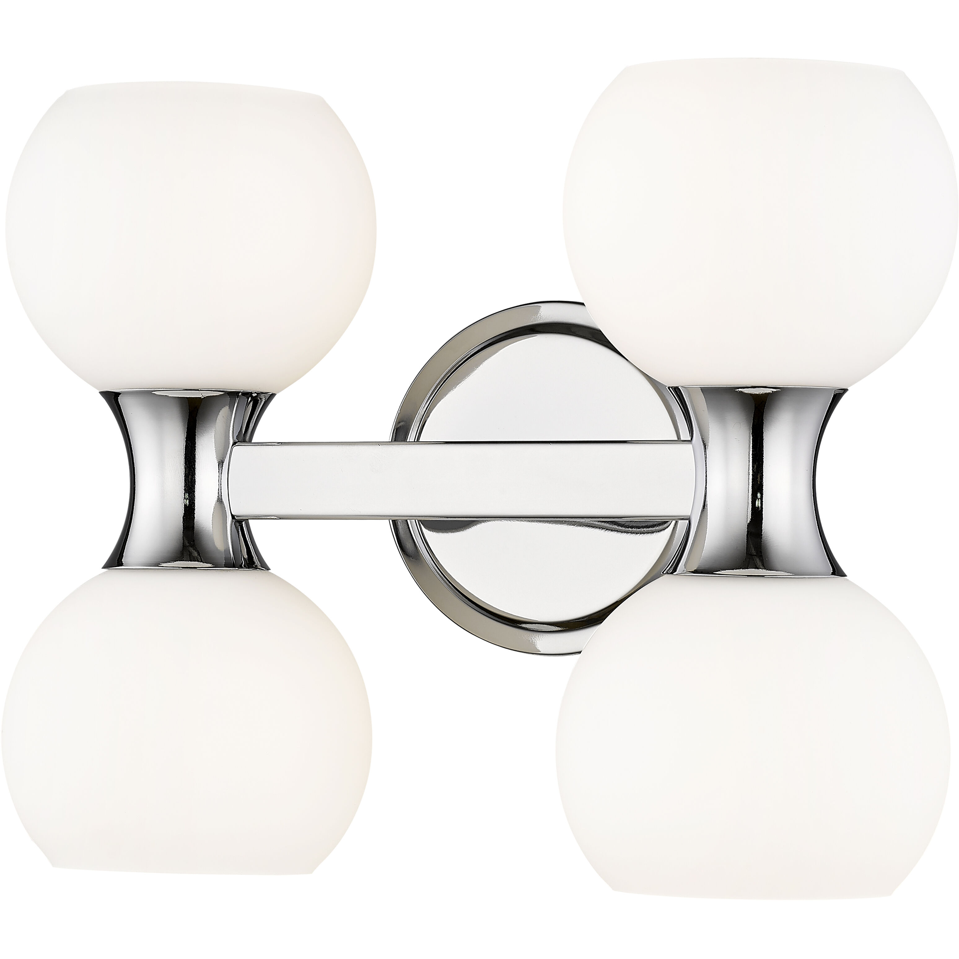 Artemis 4 Light 13 inch Chrome Vanity Wall Light