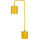Boomer 24.85 inch 40 watt Yellow and Brass Table Lamp Portable Light