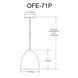 Ofelia 1 Light 8 inch Matte Black Pendant Ceiling Light