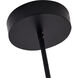 Canada LED 18 inch Black LED Chandelier Ceiling Light