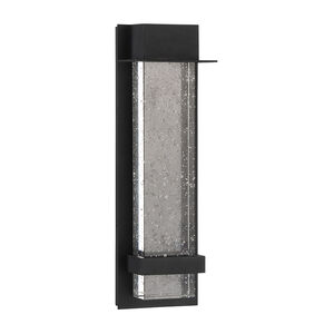 Alpine LED 16 inch Black Outdoor Wall Lamp, Small