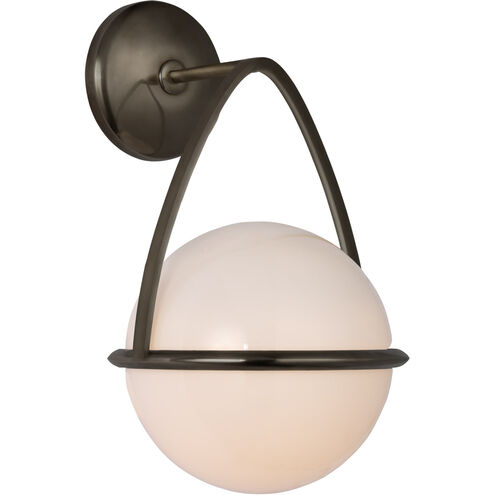 AERIN Lisette LED 8 inch Bronze Bracketed Sconce Wall Light