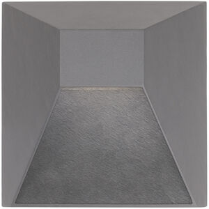 Dawn LED 8 inch Gray Outdoor Wall Sconce