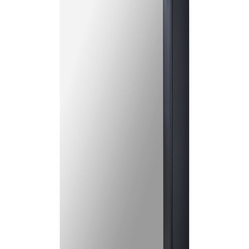 Waren 36 X 24 inch Matte Black Wall Mirror