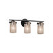 Fusion 22.75 inch Matte Black Bath Bar Wall Light
