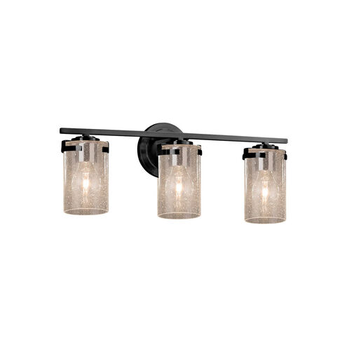 Fusion 22.75 inch Matte Black Bath Bar Wall Light