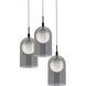 Kiran LED 24 inch Black Multi-light Pendant Ceiling Light